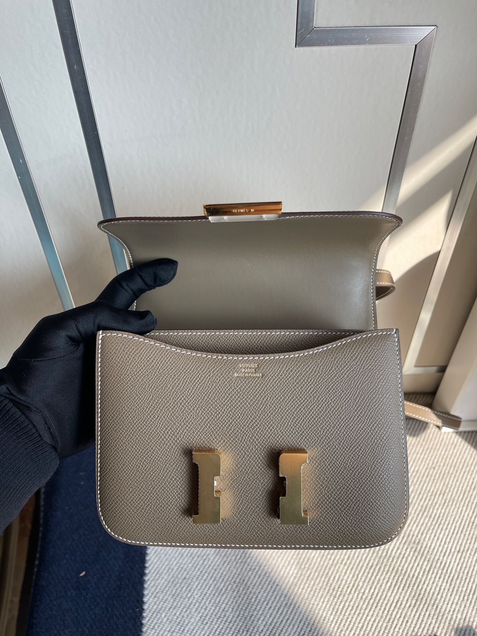 에르메스 콘스탄스18 에토프 금장 앱송